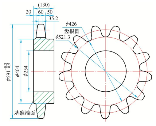 【兆恒機(jī)械】滲碳齒部有嚴(yán)重的貫穿型裂紋，何原因？